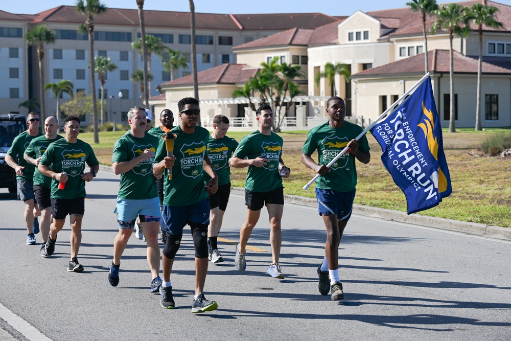 Law Enforcement Torch Run for Special Olympics at MacDill