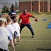 New England Patriots Alumni Put On Football Clinic At NS Newport