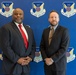 Mr. James Hadley &amp; Mr. Joshua Black pose for a picture at the Spring 2023 TechEx