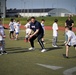 New England Patriots Alumni Put On Football Clinic At NS Newport