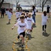 New England Patriots Alumni Put On Football Clinic At NS Newport