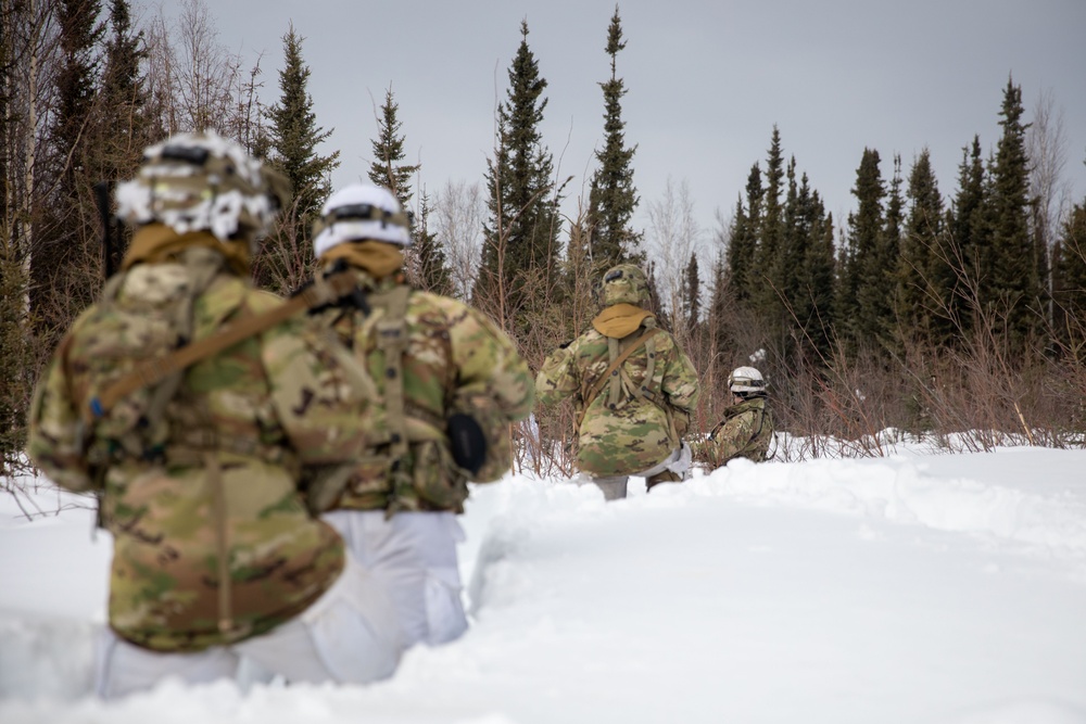 11th Airborne Division conducts military operations during JPMRC-AK 23-02