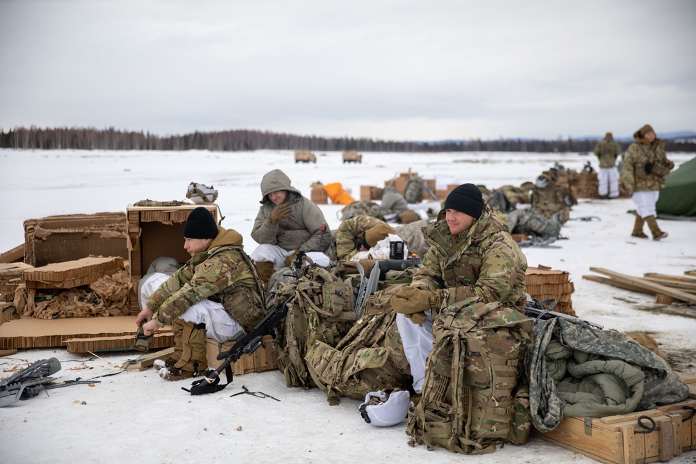 11th Airborne Division establishes camp during JPMRC-AK 23-02