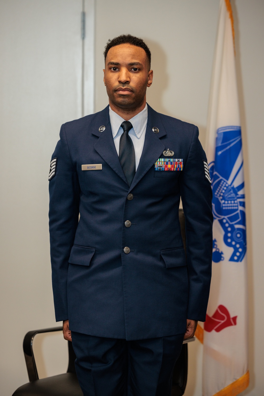 AF Tsg Brandon George promoted to Msg