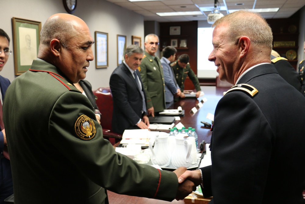 Adjutant General meets with Tajikistan delegation