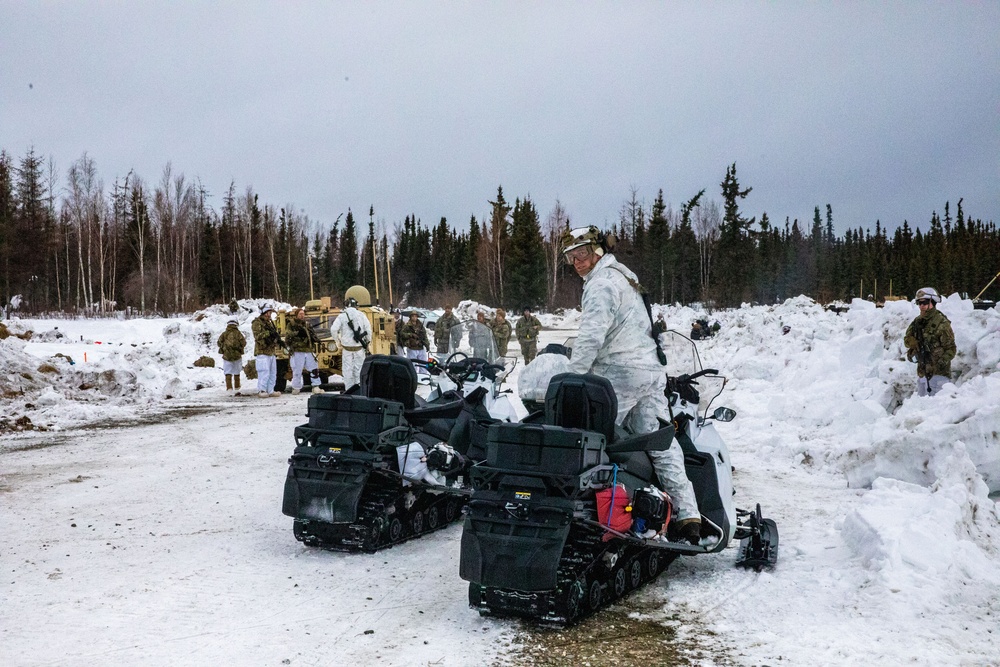 11th Airborne Division Soldiers conduct military operations during JPMRC-AK 23-02