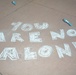 MSCPAC Chalks the Walk in Support of Sexual Assault Victims