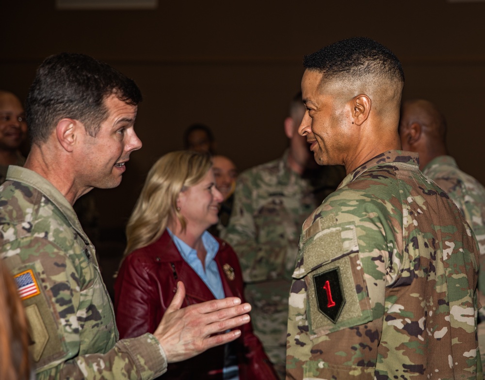 Big Red One Sergeants Major Receive Monumental Awards for Career Achievements