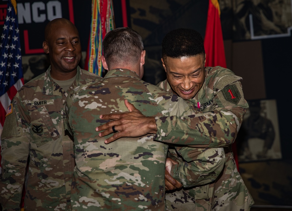 Big Red One Sergeants Major Receive Monumental Awards for Career Achievements