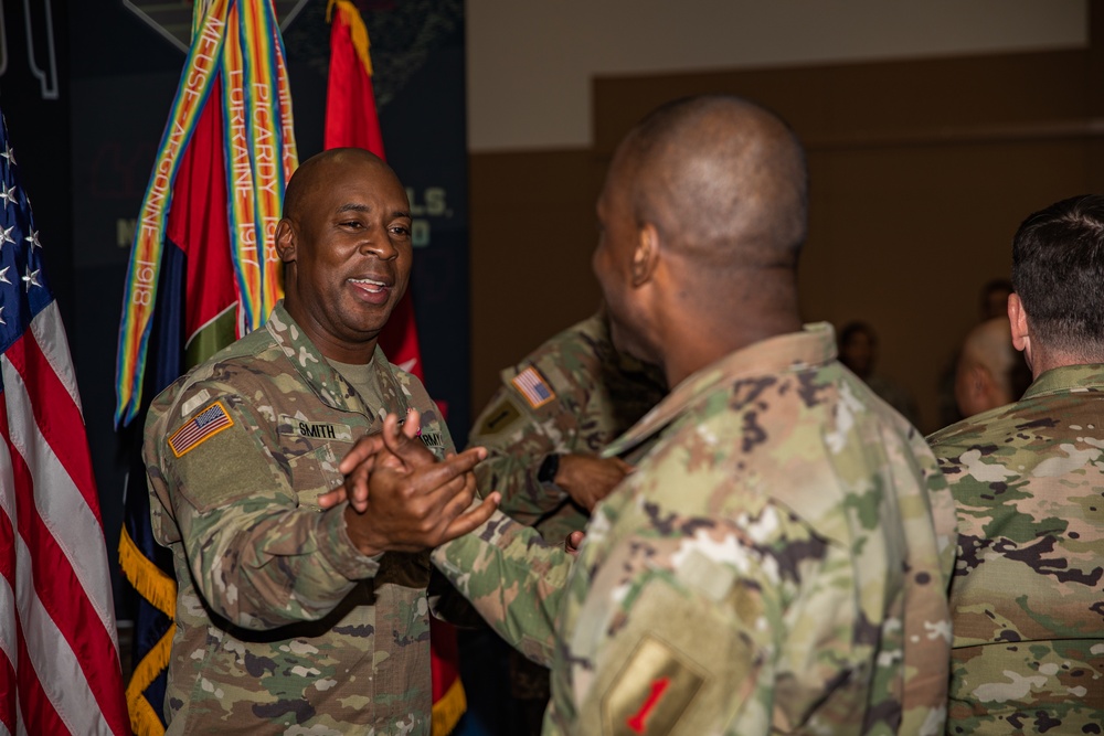 Big Red One Sergeants Major Receive Monumental Awards for Career Achievements