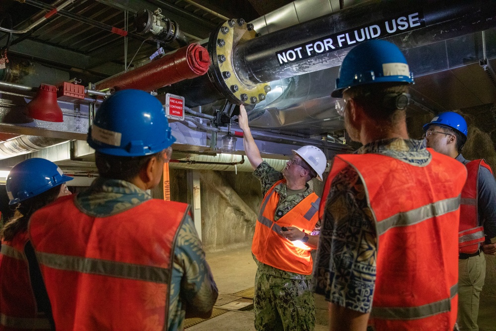 Hawaii State House Special Committee Visits Red Hill Bulk Fuel Storage Facility