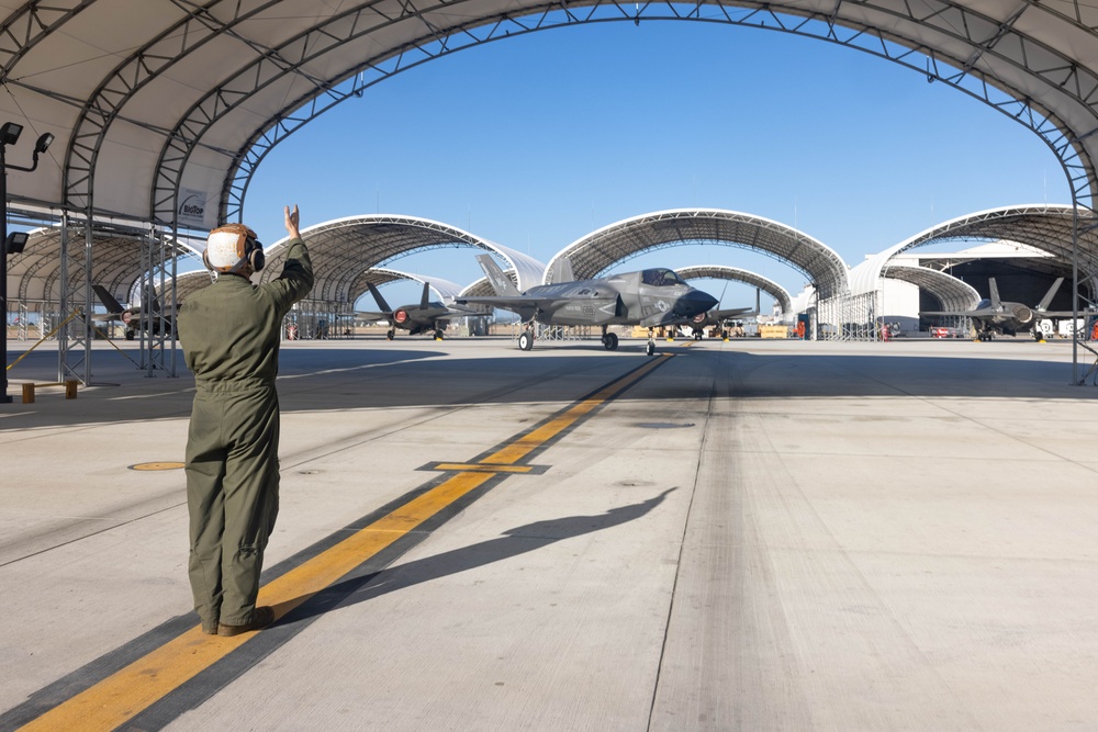 Marine Fighter Attack Training Squadron 502 Takes off