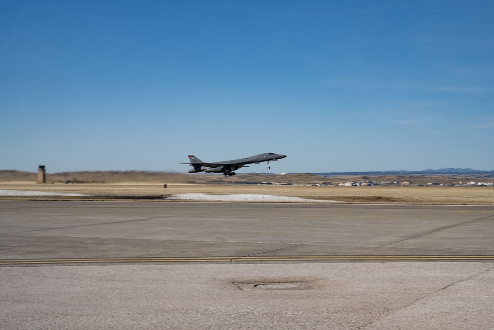 Ellsworth B-1B Lancers participate in Vigilant Shield 23