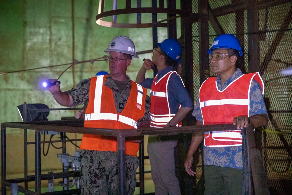 Hawaii State House Special Committee Visits Red Hill Bulk Fuel Storage Facility