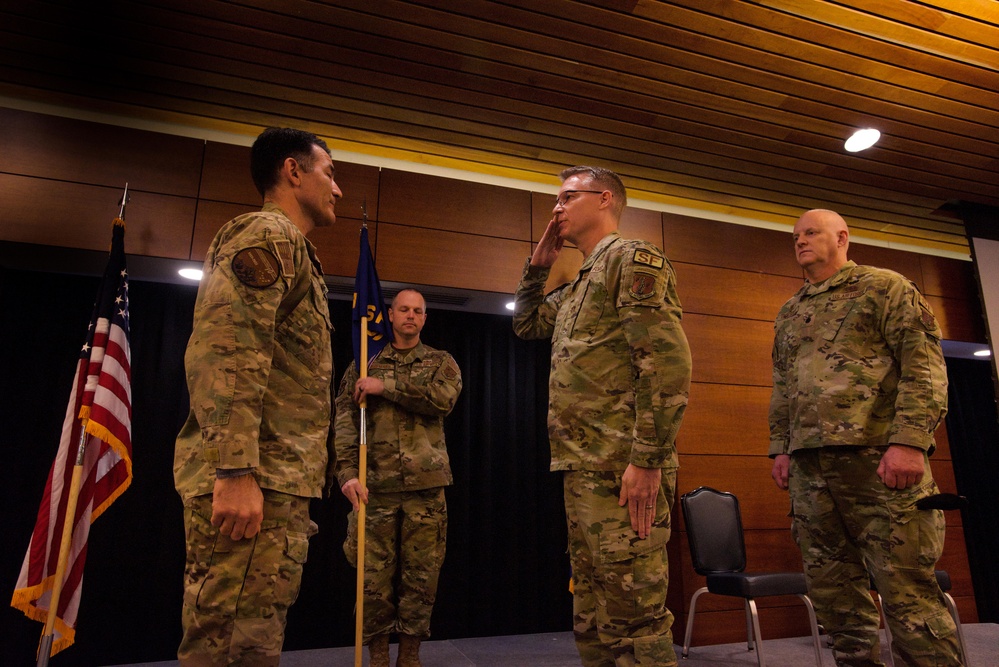 176th Wing Security Forces Change of Command Ceremony