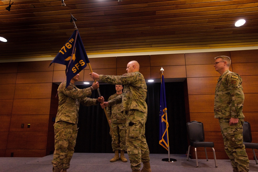 176th Wing Security Forces Change of Command Ceremony