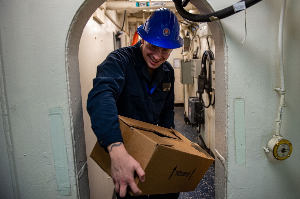 Truman is the flagship of the Harry S. Truman Carrier Strike Group and is currently in port aboard Naval Station Norfolk.