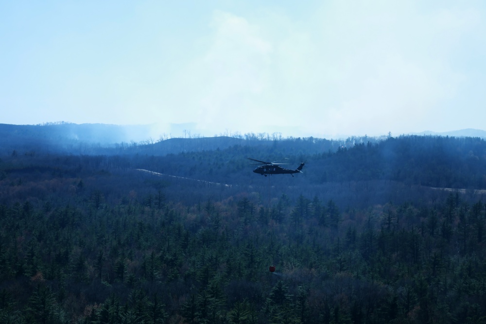 Wisconsin National Guard fire suppression response