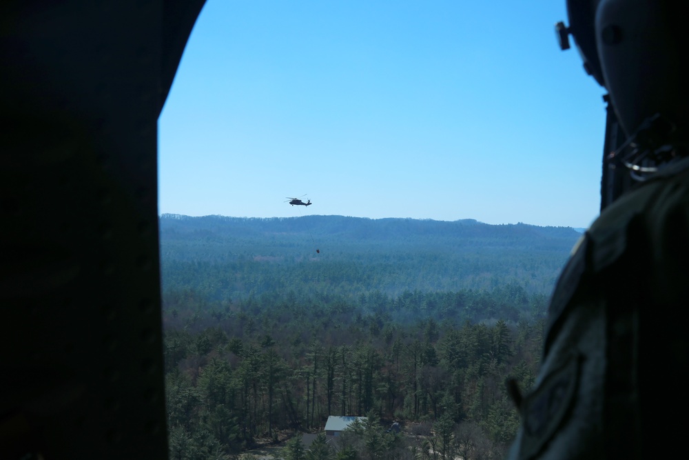 Wisconsin National Guard fire suppression response