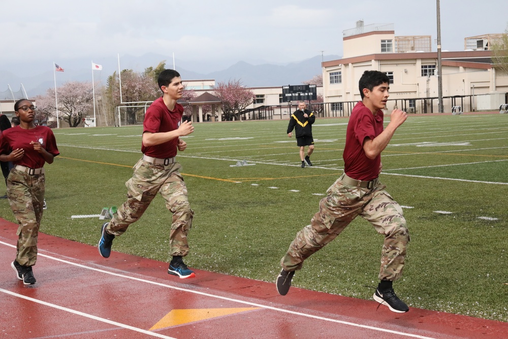 JROTC cadets at Camp Zama enhance teamwork, camaraderie through ‘Cadet Challenge’ event