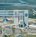 Thunderbirds fly over Kennedy Space Center