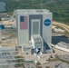 Thunderbirds fly over Kennedy Space Center