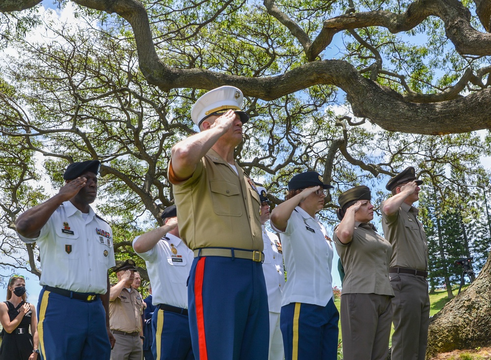 U.S. Navy Commander Frederick Schrader Interment Ceremony