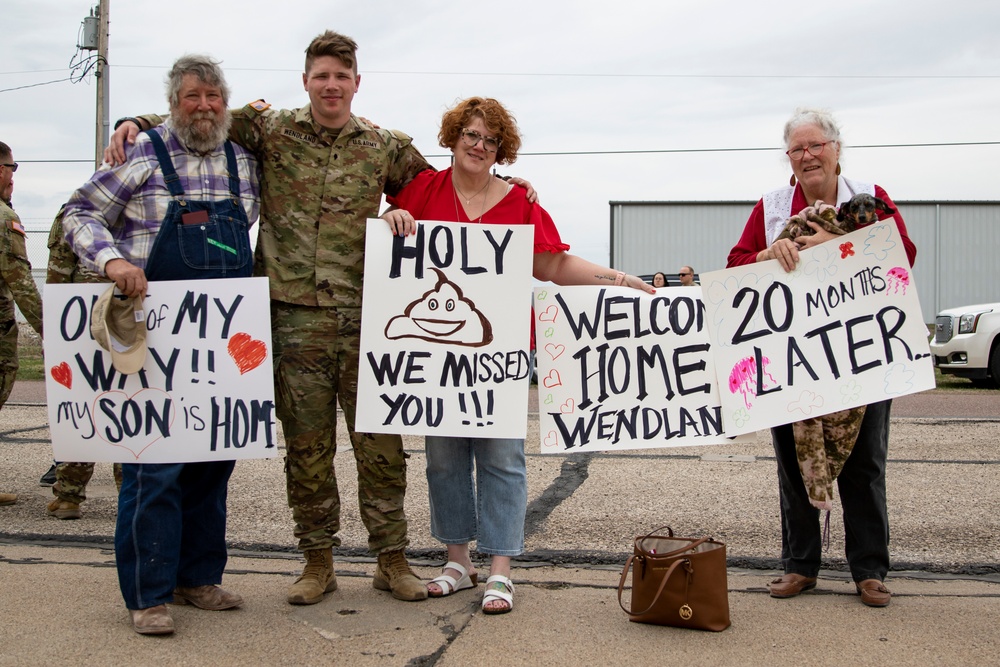 1057th Military Police (Team 2) welcome home