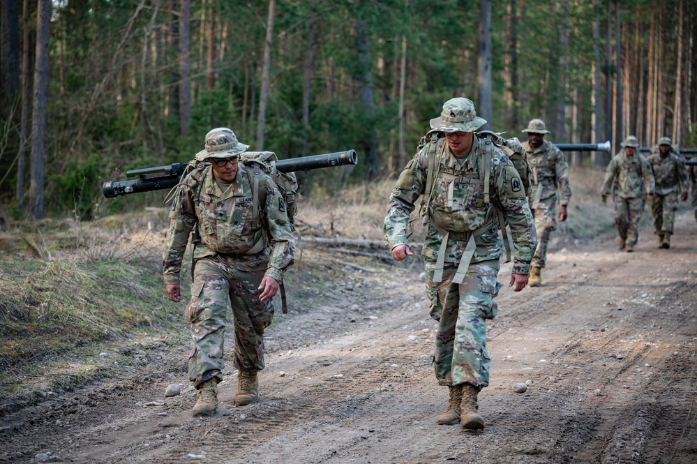 Maneuver Stinger Teams Ruck March