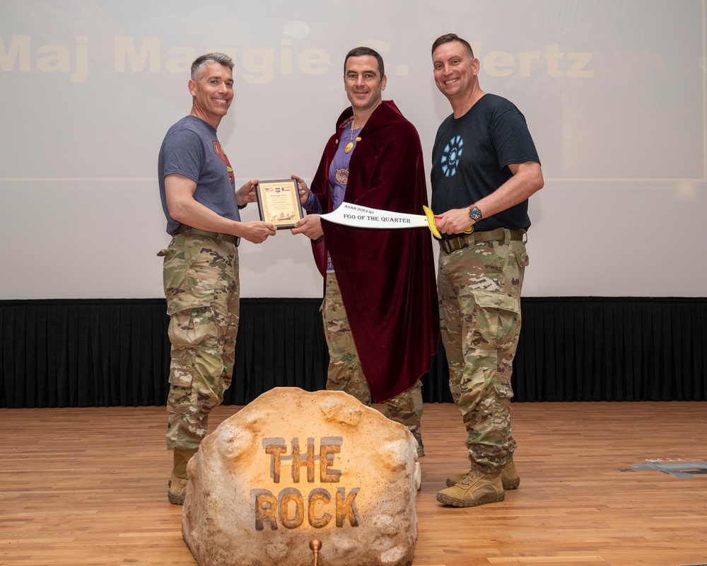 Battle for the Rock quarterly awards ceremony