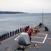 USS Porter Departs from Kalundborg, Denmark