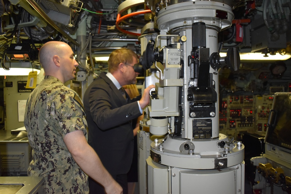 Republic of Cyprus government officials, U.S. Senator Rick Scott tour USS San Juan