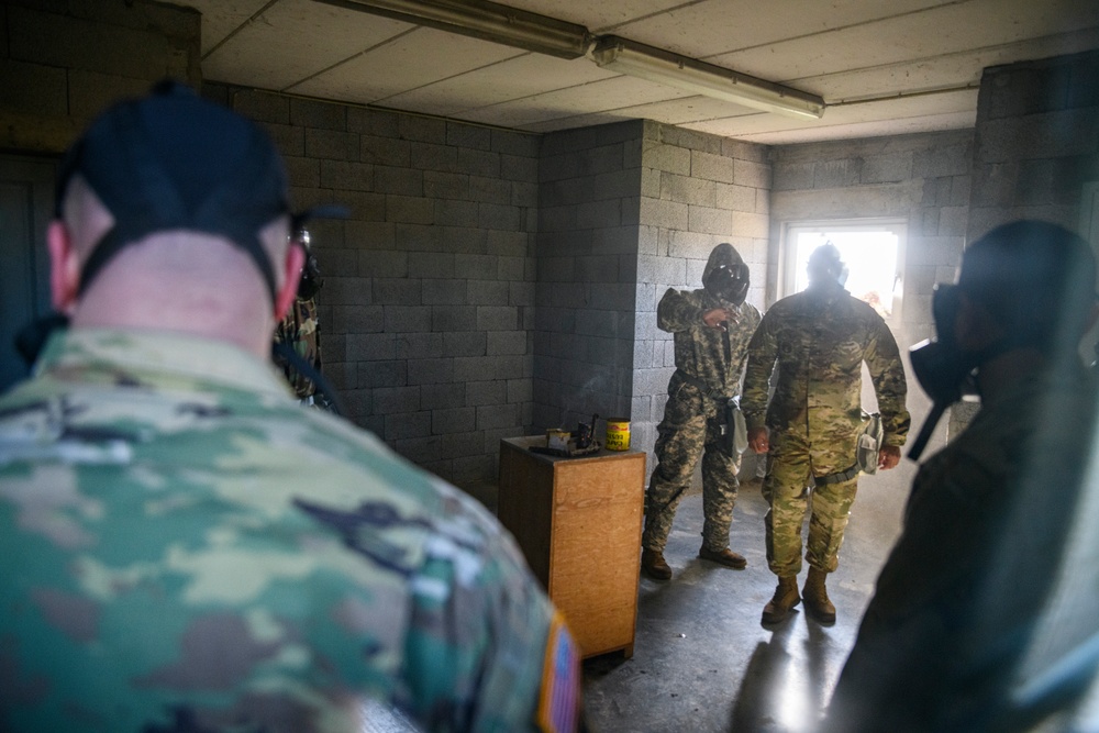 HHC and B Co AFNORTH Bn Mask Confidence Training