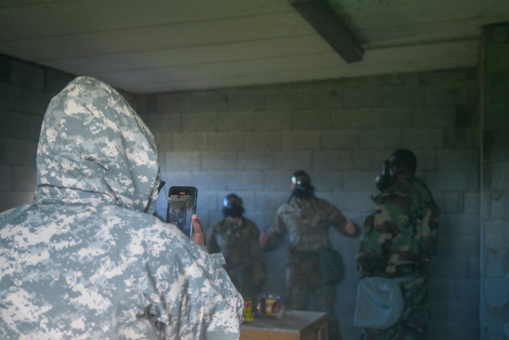 HHC and B Co AFNORTH Bn Mask Confidence Training