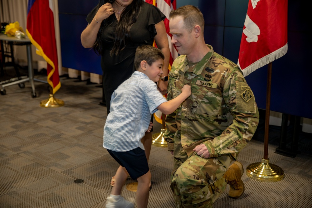 Lt. Col. Ian O'Sullivan Promotion Ceremony