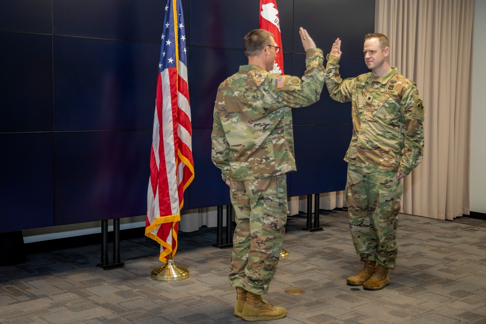 Lt. Col. Ian O'Sullivan Promotion Ceremony