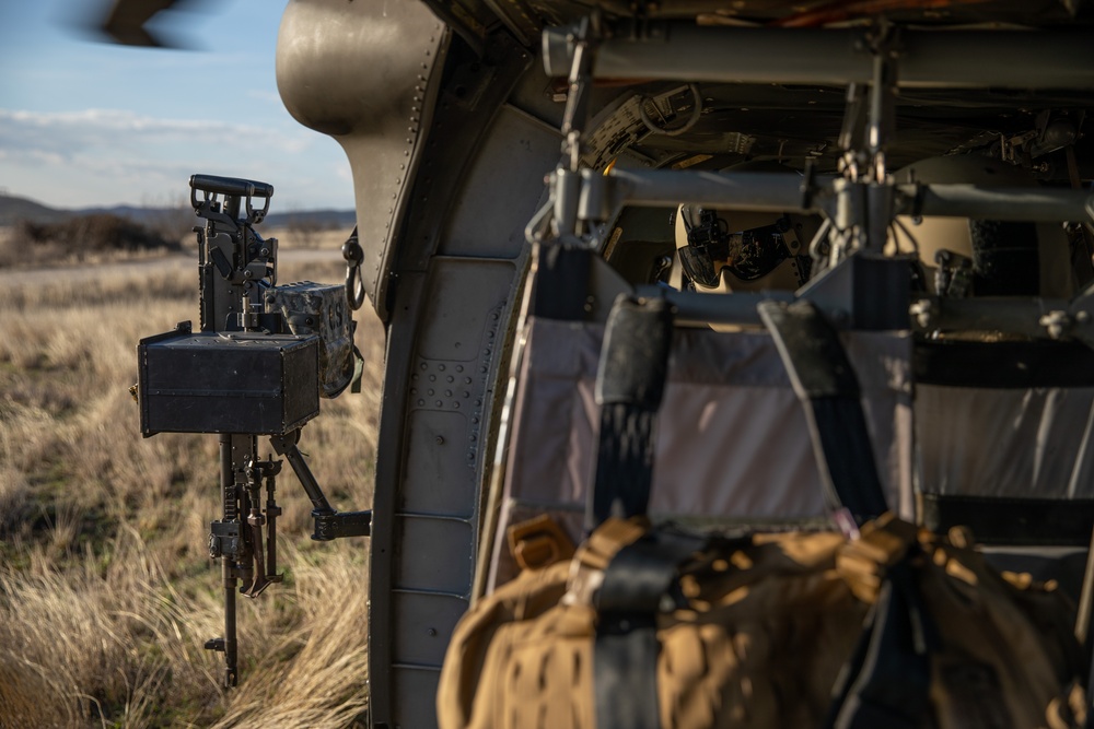 Task Force Yellowhammer practices Aerial Gunnery in North Macedonia