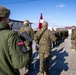 Kosovo Force-Regional Command-East, Latvian Contingent, celebrates their end of the KFOR mission