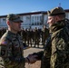 Kosovo Force-Regional Command-East, Latvian Contingent, celebrates their end of the KFOR mission