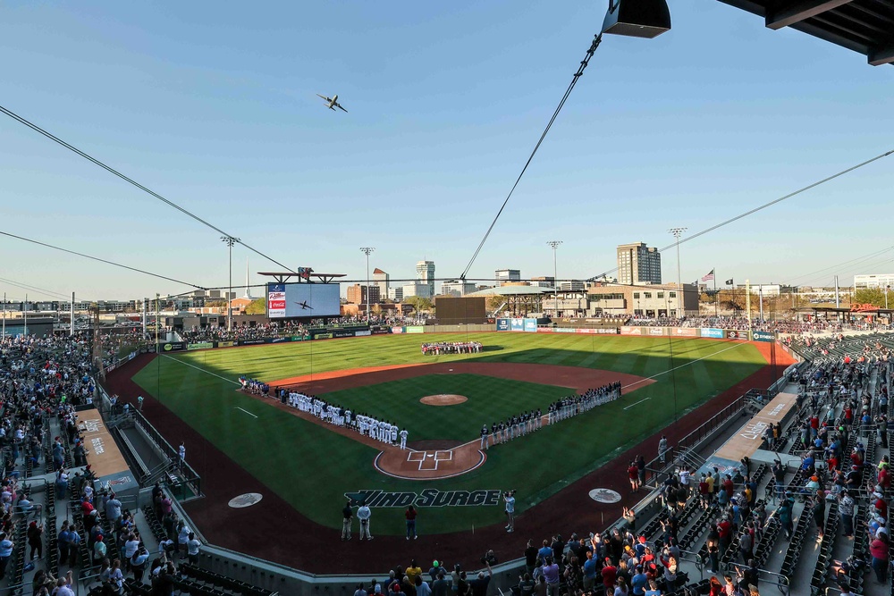 Wichita Wind Surge flyover, 2023