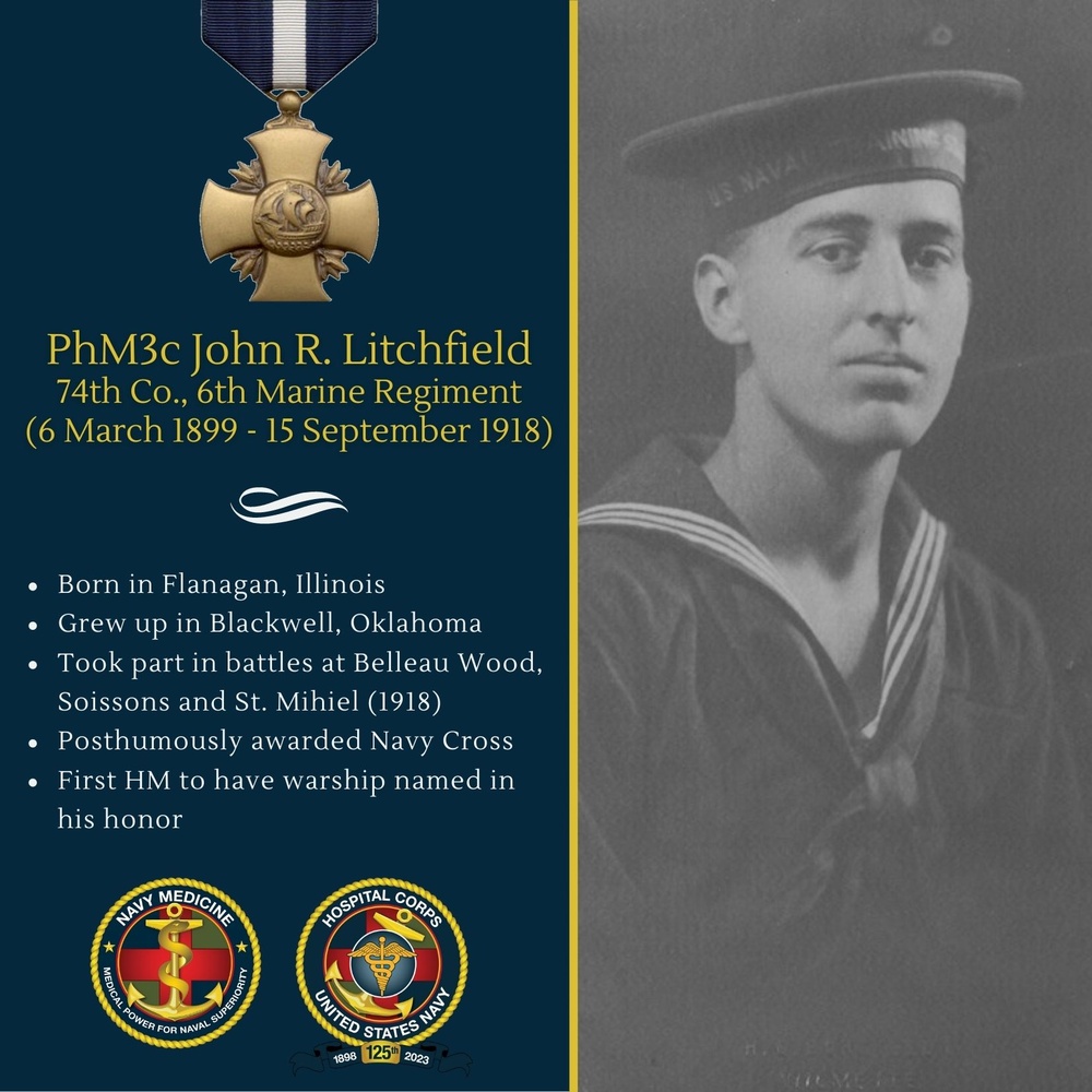 What’s in a Name:  Pharmacist’s Mate Third Class John Russell Litchfield and his Namesake Ship