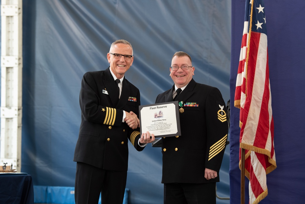 The U.S. Navy Band celebrates the retirement of Chief Musician William Dunn