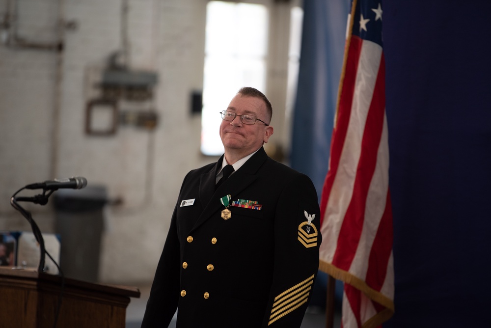 The U.S. Navy Band celebrates the retirement of Chief Musician William Dunn