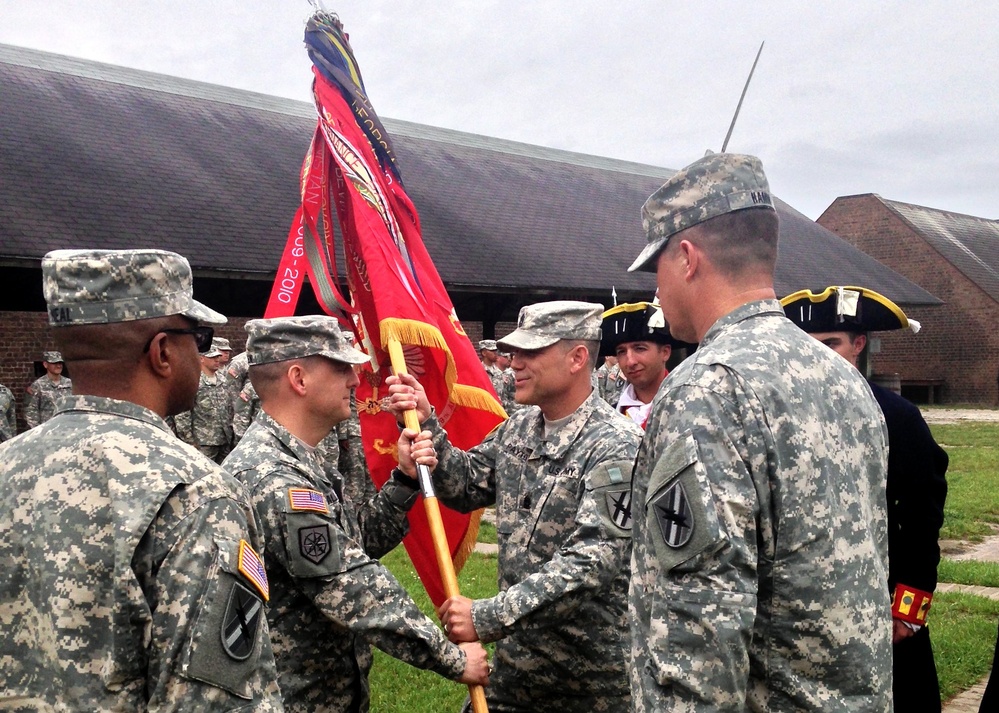 Relinquishing Command of the 1-118th FA