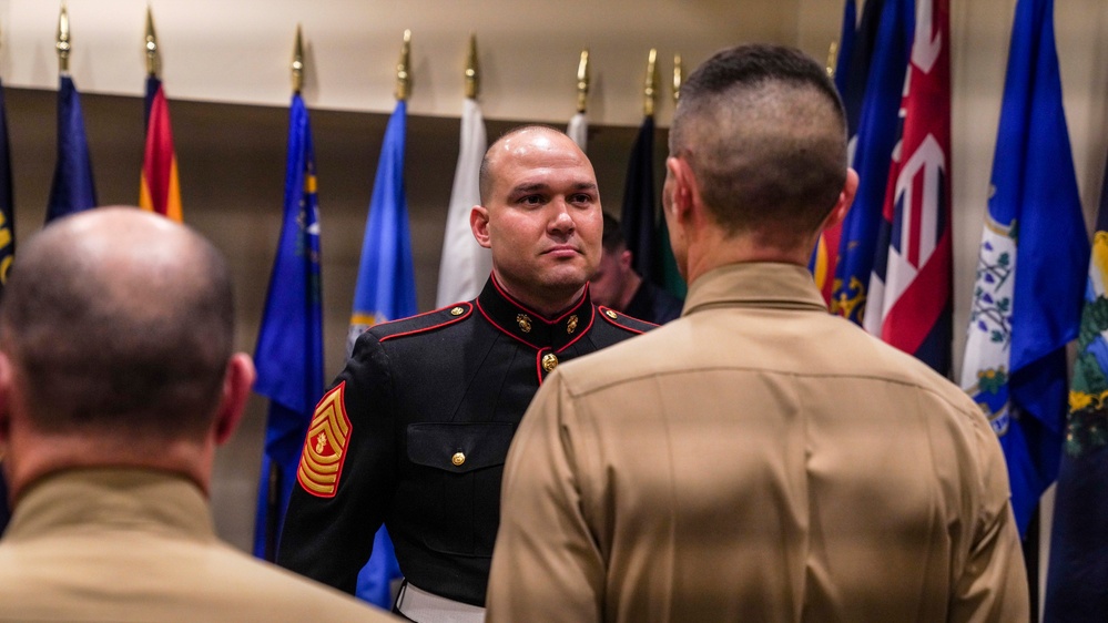 Marine Master Gunnery Sgt. Jason Boyer Retires