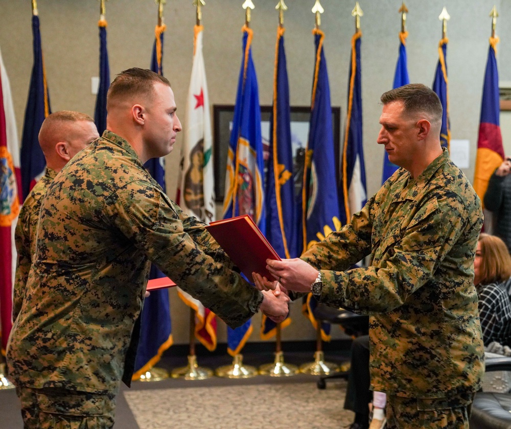 Marine Staff Sgt. Ward Retirement