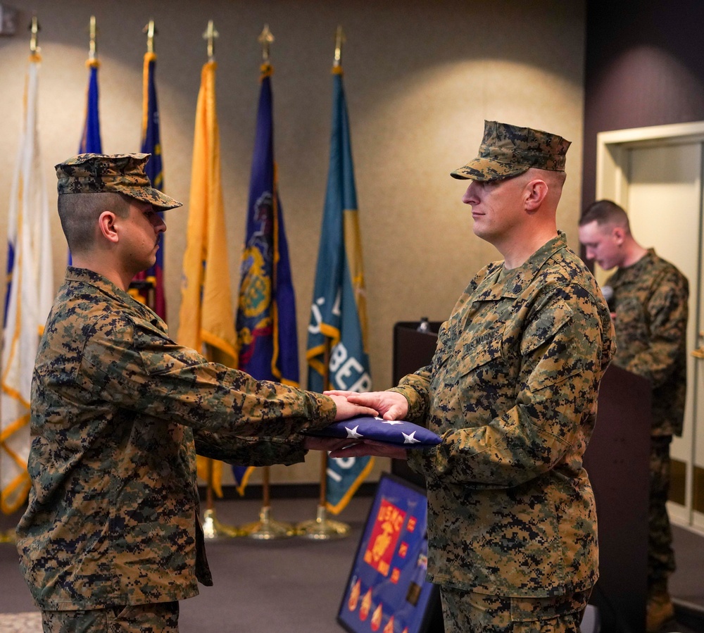 Marine Staff Sgt. Ward Retirement