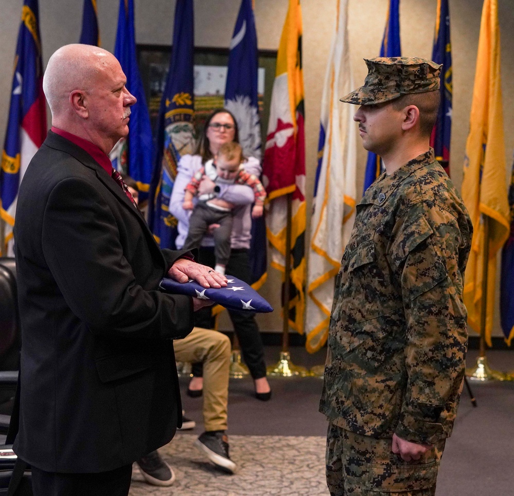 Marine Staff Sgt. Ward Retirement