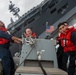 USS Abraham Lincoln Sailors conduct small boat operations