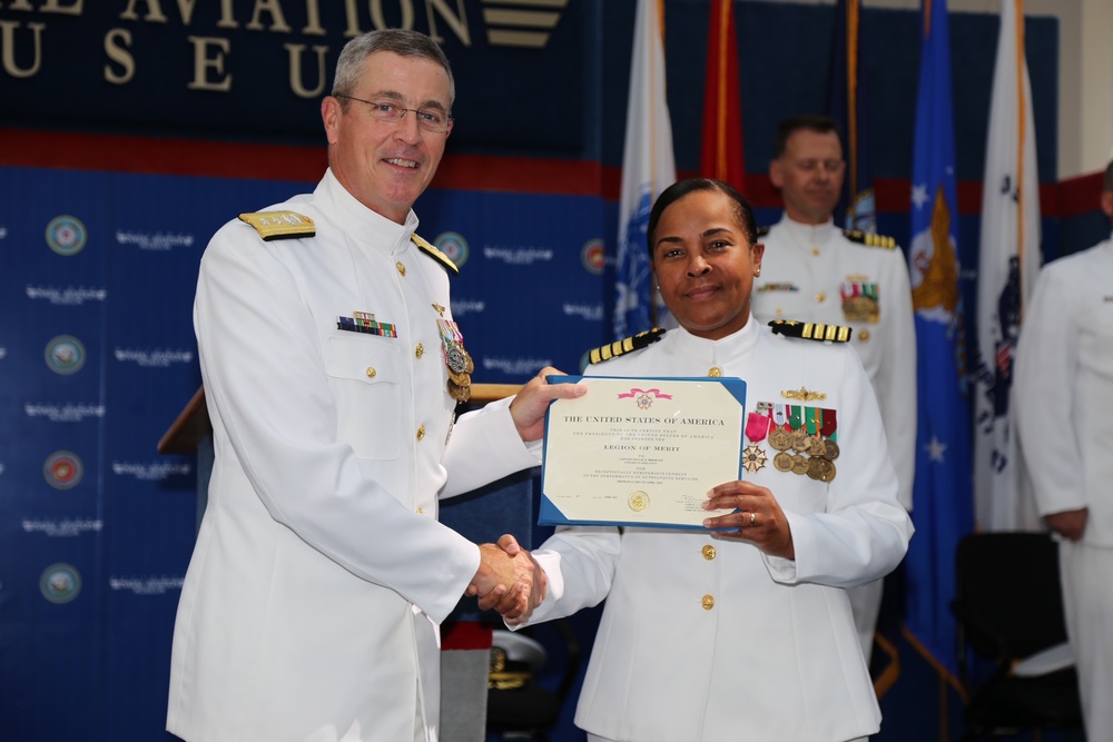 Naval Education and Training Professional Development Center Holds Change of Command